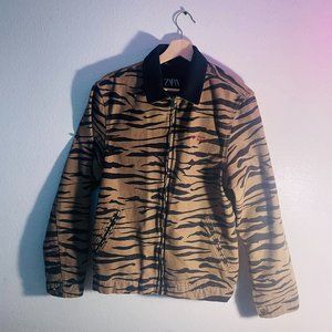 ZARA Animal Print Jacket (size Small)